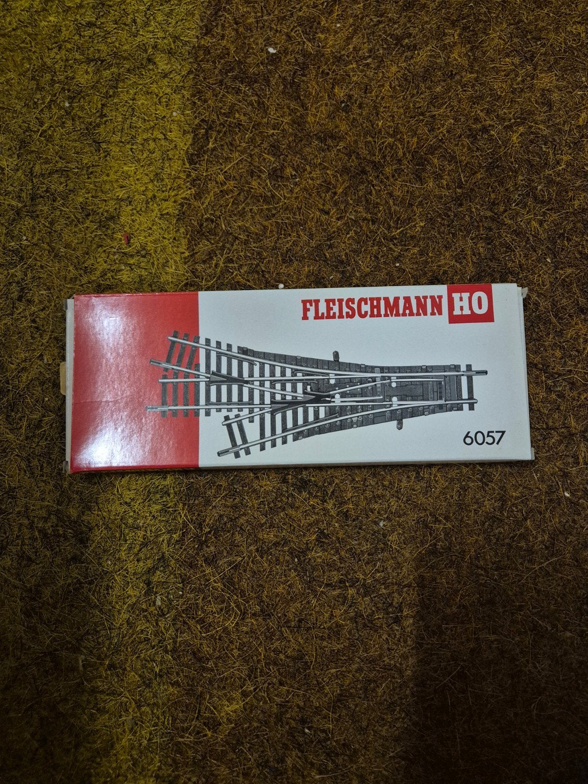 Fleischmann 6057 drieweg handwissel H0, Hobby en Vrije tijd, Modeltreinen | H0, Ophalen of Verzenden, Nieuw, Rails, Fleischmann