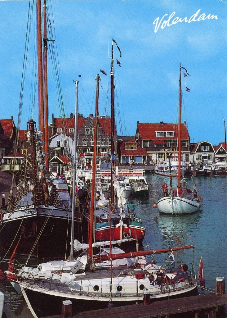 VOLENDAM Haven, Verzenden, 1980 tot heden, Gelopen, Noord-Holland