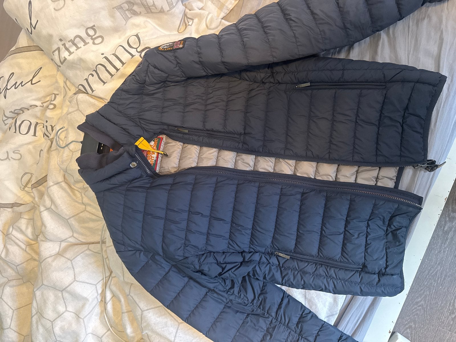 Parajumpers Jas - Donkerblauw, Lichtgewicht, Ophalen of Verzenden, Zo goed als nieuw, Maat 46 (S) of kleiner, Blauw