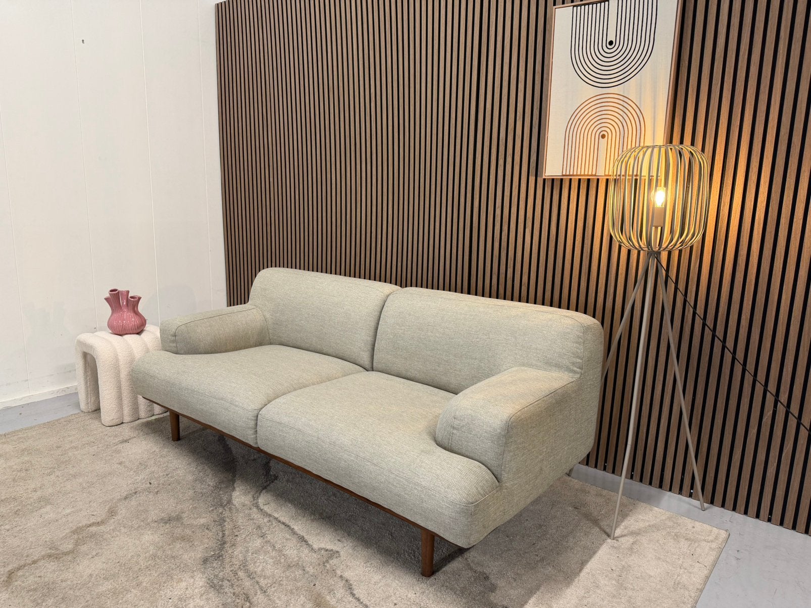 Bolia Madison - 2,5 Zits Bank Zand / Beige Zeer Nette Staat, Ophalen of Verzenden, Zo goed als nieuw, 75 tot 100 cm, 200 tot 250 cm