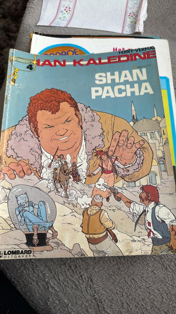Jan Kaledine - Shan Pacha (stripboek), Eén stripboek, Ophalen of Verzenden, Gelezen