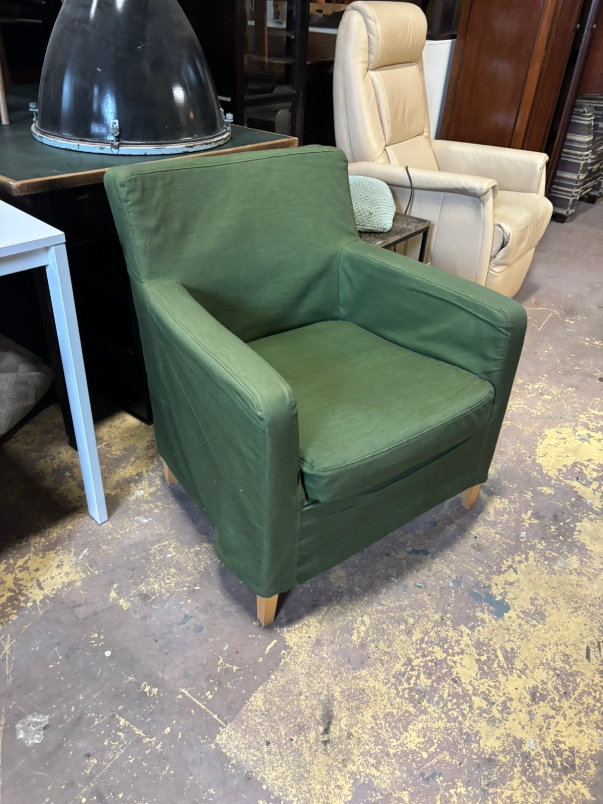 Ikea fauteuil - 70x70x45H, 1025xe, 75 tot 100 cm, Ophalen of Verzenden, Zo goed als nieuw
