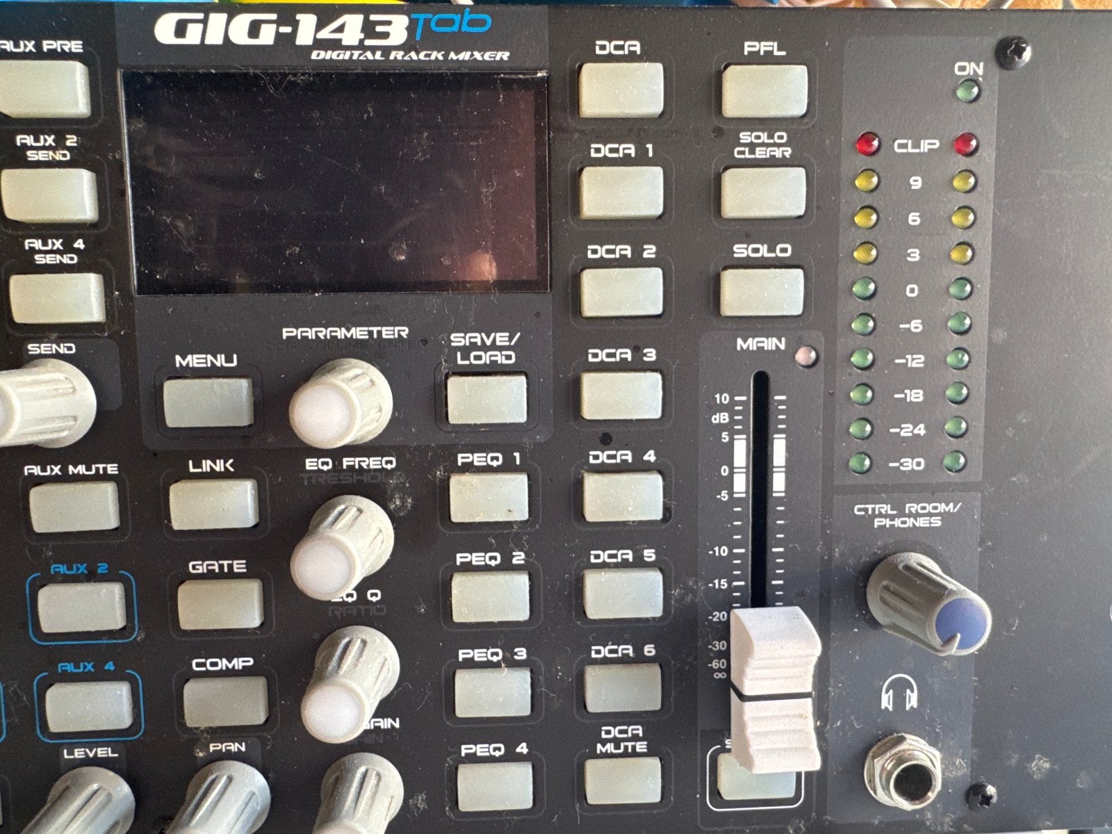 DAP Audio GIG-143 TAB Digitale Rack Mixer, Muziek en Instrumenten, Ophalen of Verzenden, Gebruikt, 10 tot 20 kanalen, Microfooningang