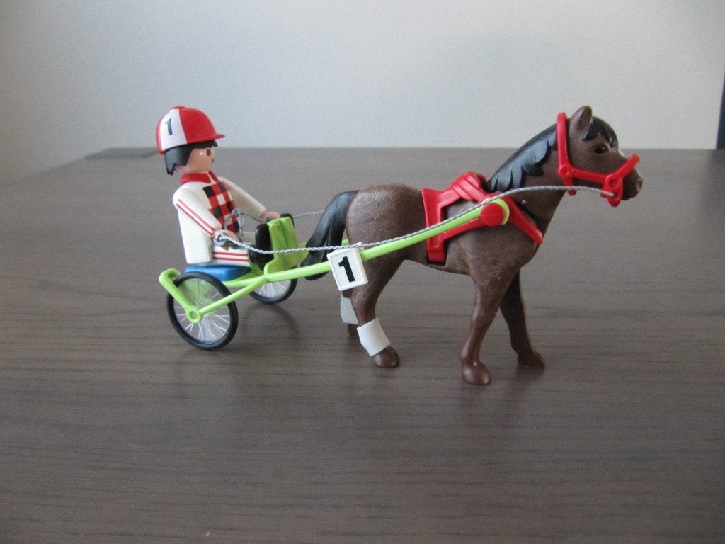 Playmobil - 4192 - jockey, Kinderen en Baby's, Speelgoed | Playmobil, Ophalen of Verzenden, Zo goed als nieuw
