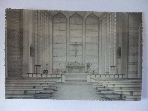 Q36 Luyksgestel - St Martinuskerk, Verzenden, 1940 tot 1960, Ongelopen, Noord-Brabant