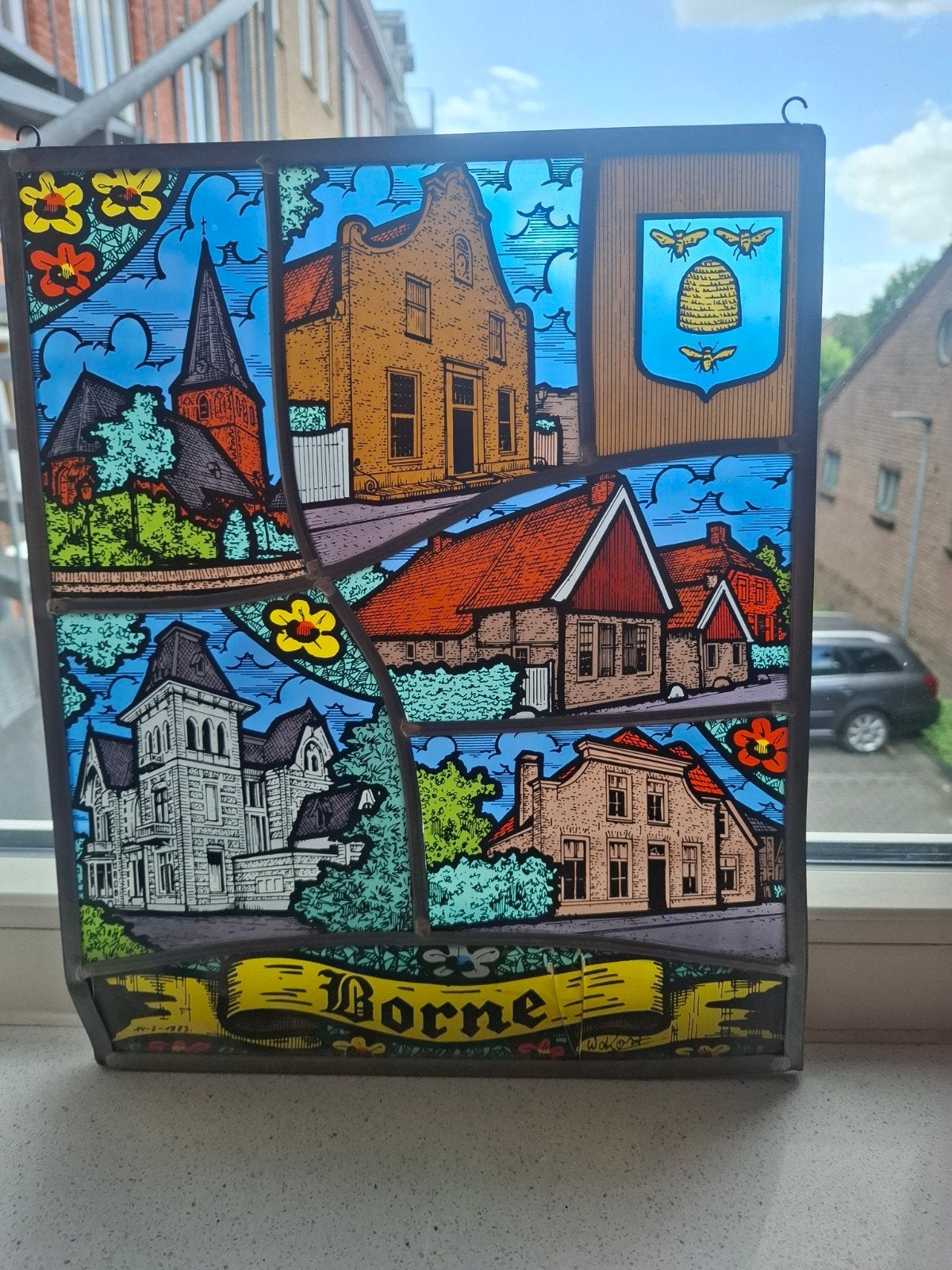 glas in lood, Ophalen