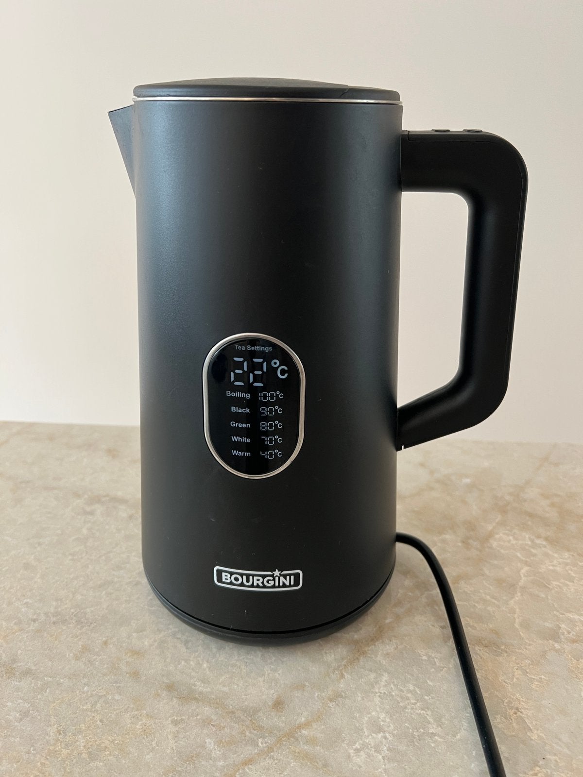 Waterkoker Bourgini, 1 tot 2 liter, Ophalen, Zo goed als nieuw