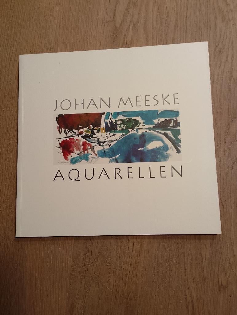 2010 Johan Meeske Aquarellen, Ophalen of Verzenden, Zo goed als nieuw, Schilder- en Tekenkunst