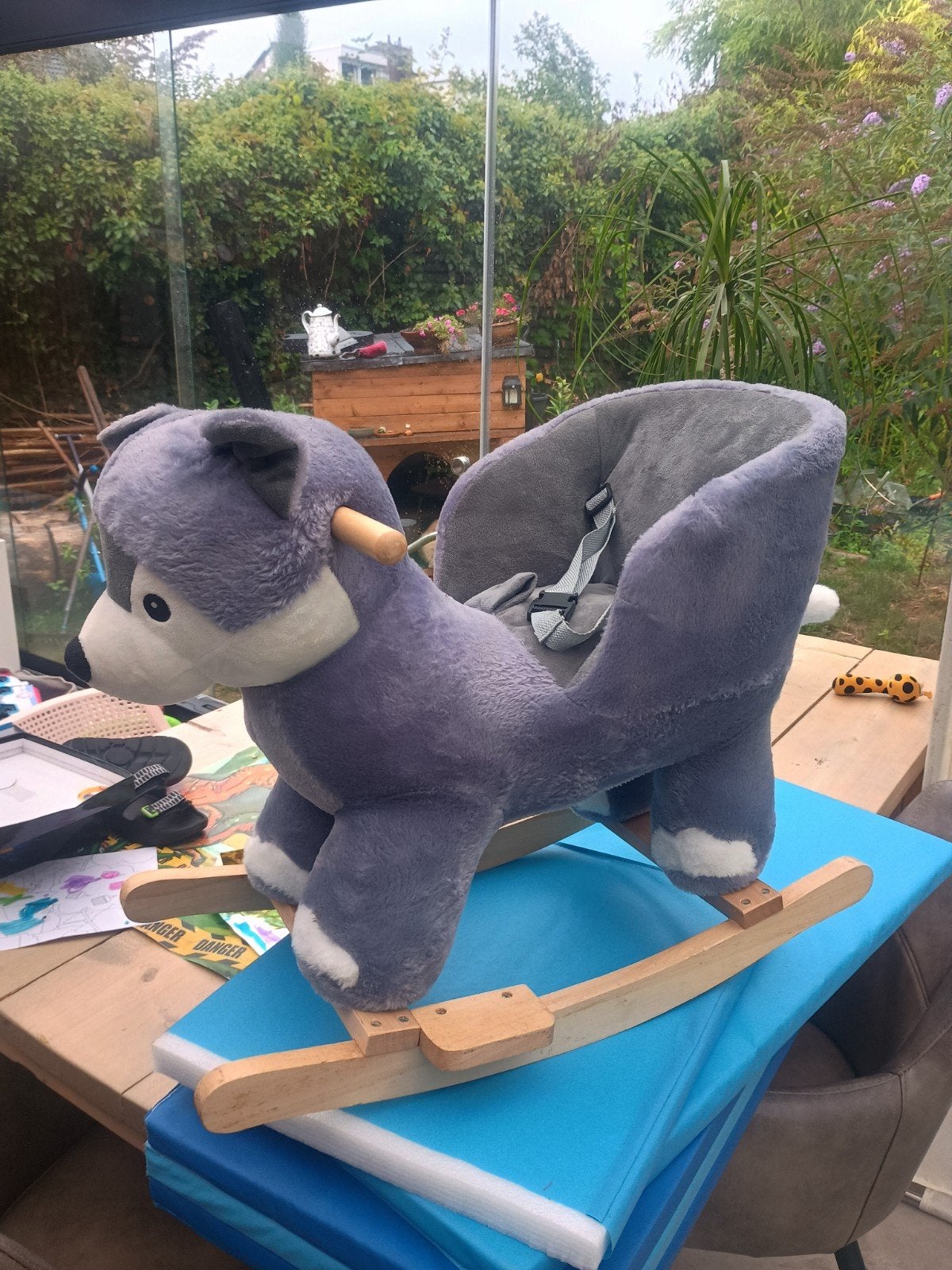 Husky hobbelpaard/dier voor baby's, Ophalen, Zo goed als nieuw, Overige typen