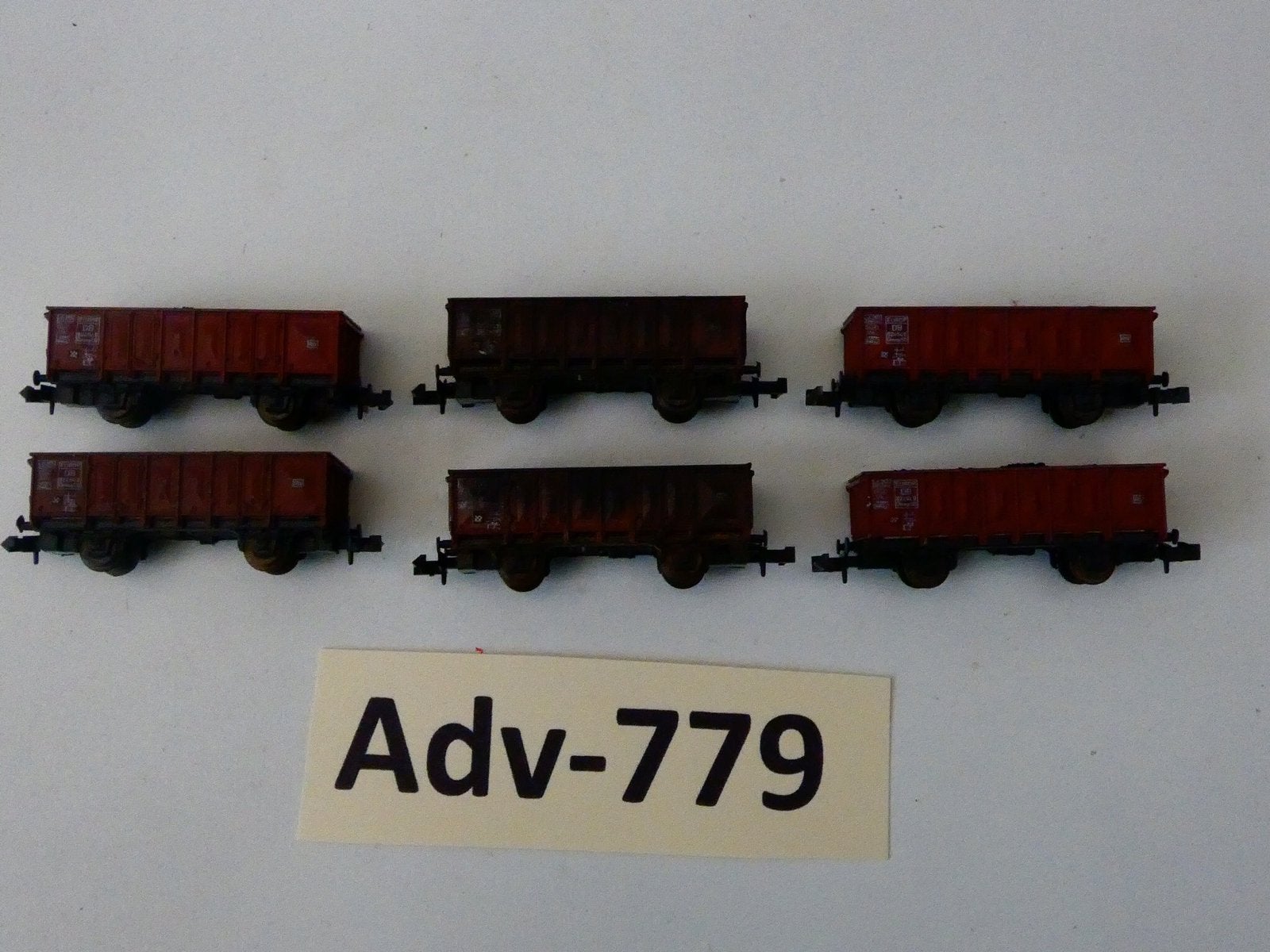 Adv-779 N Spoor Hogebakwagons Beladen met kolen Roco, Gelijkstroom, Wagon, Ophalen of Verzenden, Zo goed als nieuw