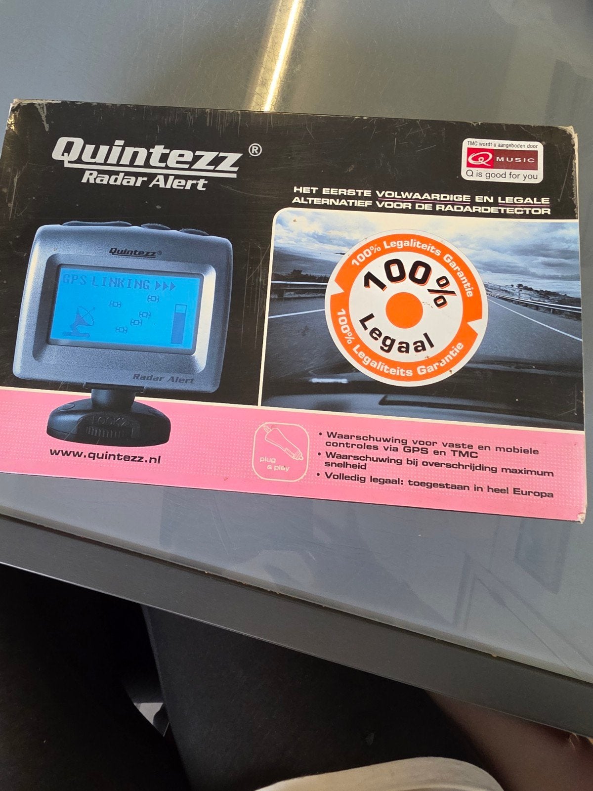 Quintezz Radar Alert GPS/TMC waarschuwingssysteem, Ophalen of Verzenden, Nieuw