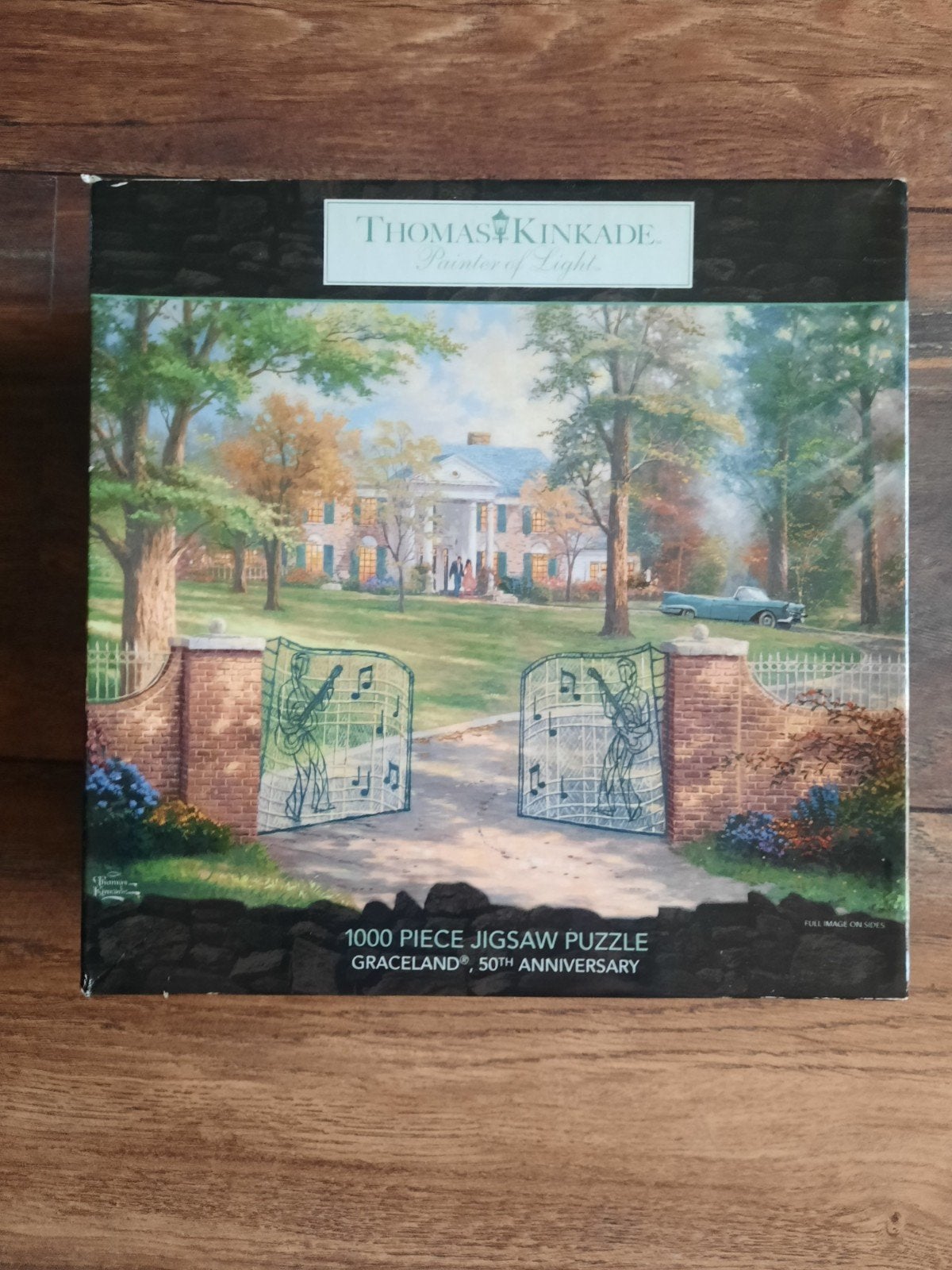 CEACO puzzel Graceland 50 jaar van Thomas Kinkade 1000st, Ophalen of Verzenden, 500 t/m 1500 stukjes