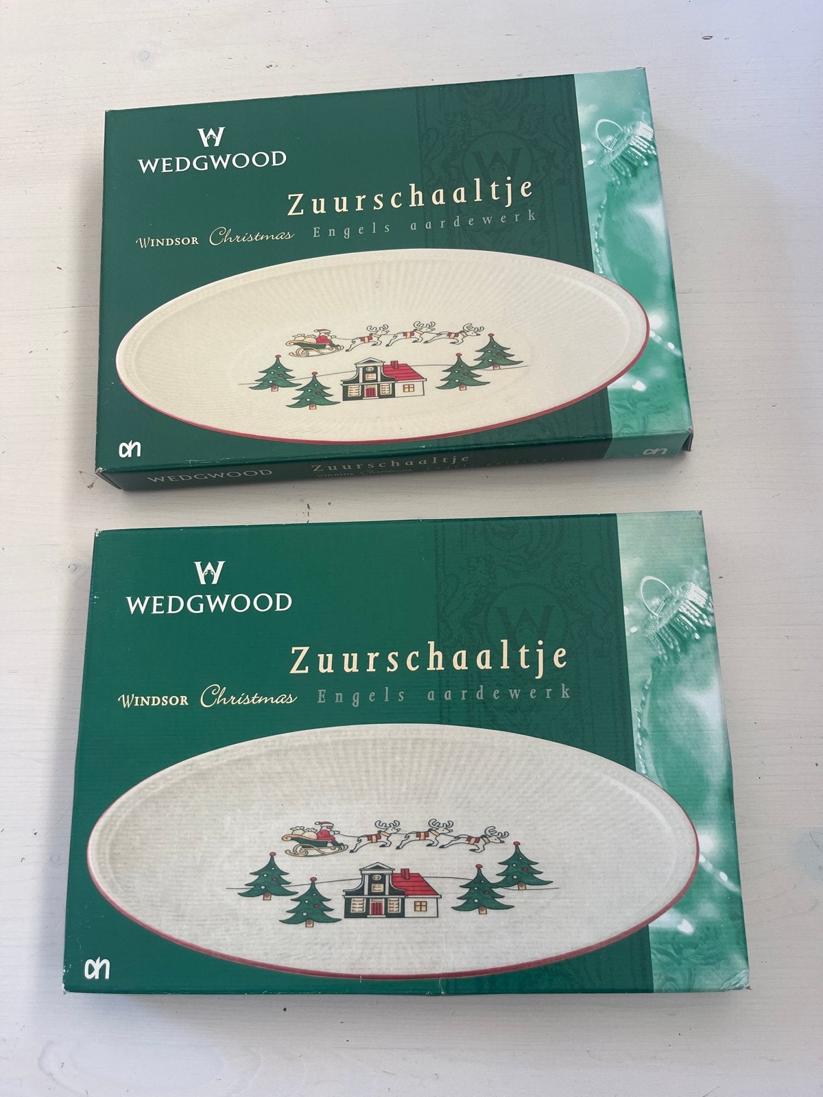 Wedgwood Windsor Christmas Zuurschaaltje - Nieuw in doos, Verzenden, Klassiek, Nieuw, Schaal of Schalen