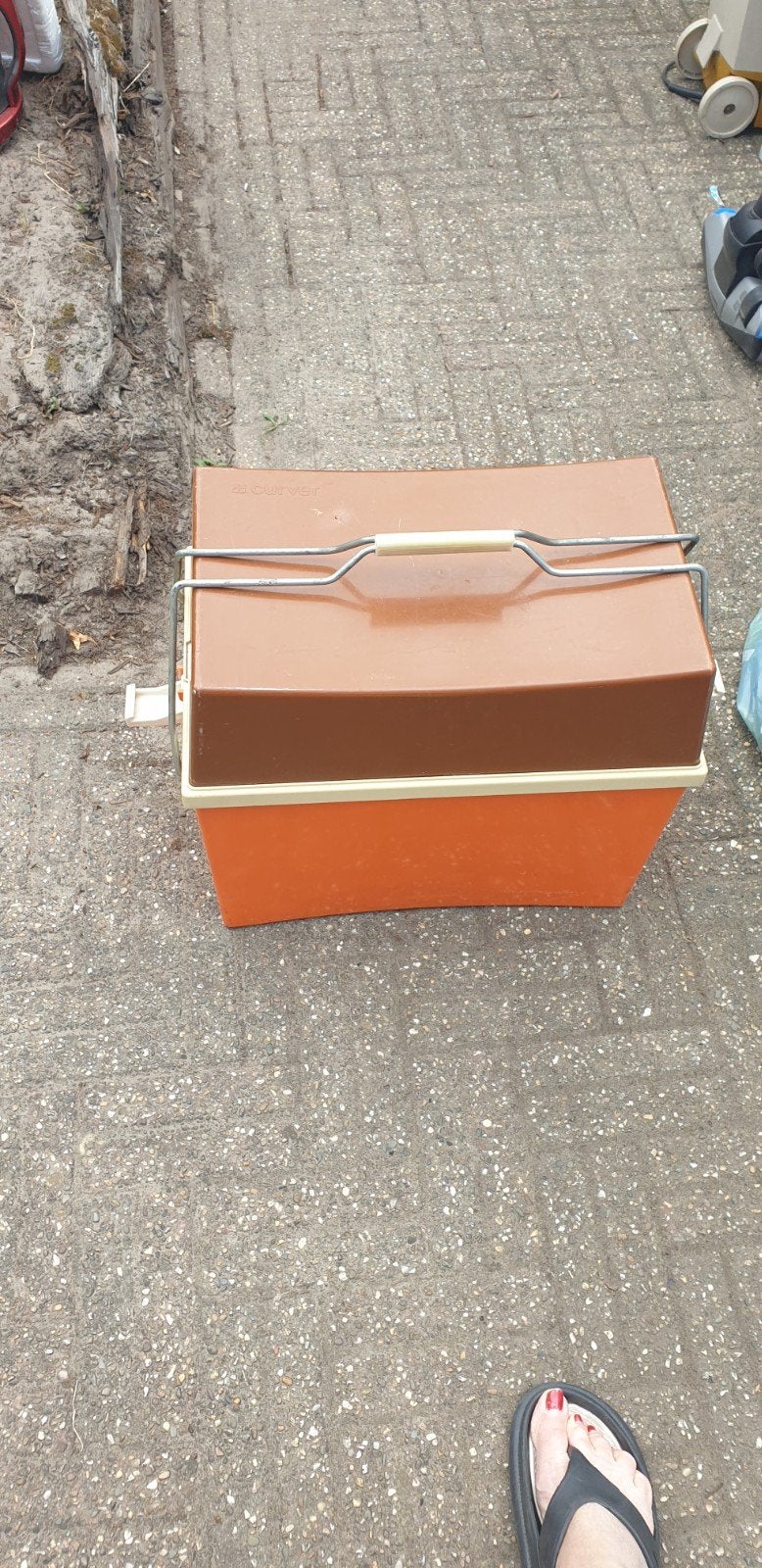 Tekoop  koelbox  jare 60, Ophalen