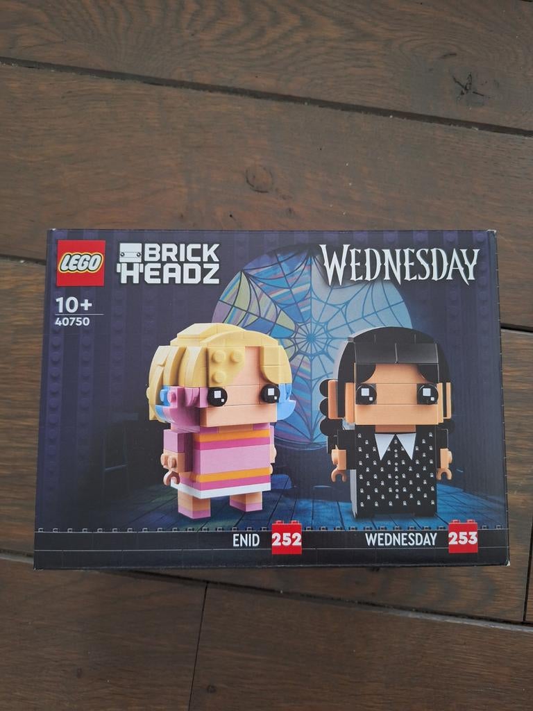 Nieuw 40750 wednesday en Enid lego brick headz, Ophalen of Verzenden, Nieuw, Complete set, Lego