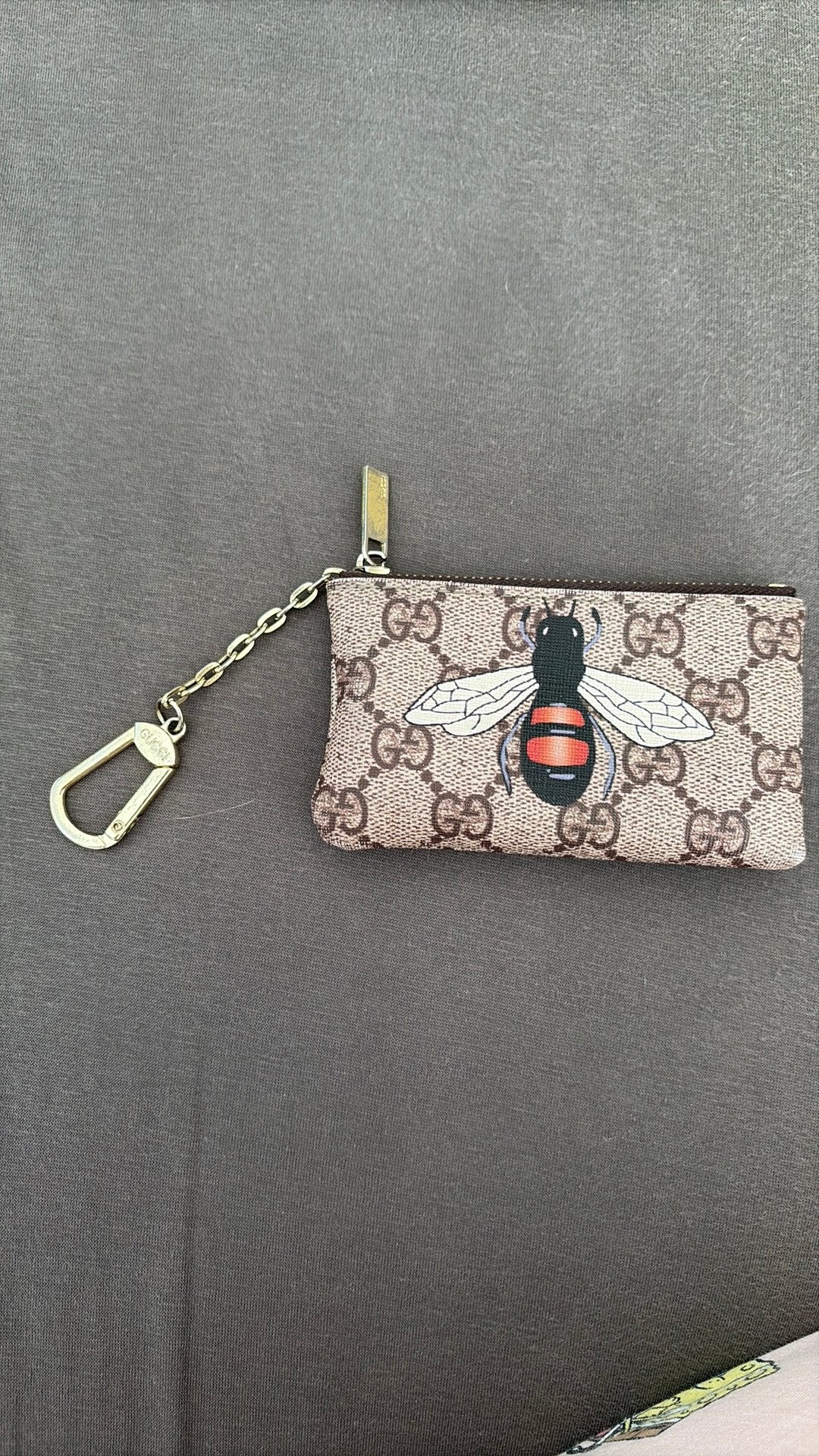 Gucci portemonnee, Gebruikt, Bruin, Leer, Ophalen