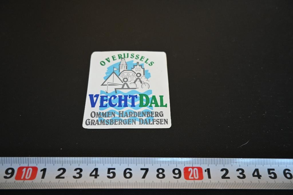 sticker Overijssels Vechtdal Ommen Hardenberg Gramsbergen Da, Ophalen, Zo goed als nieuw, Sticker