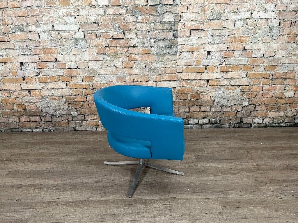 Montis Turner – Blauw leer | Gerard van den Berg, Ophalen, Gebruikt, Minder dan 75 cm, Design