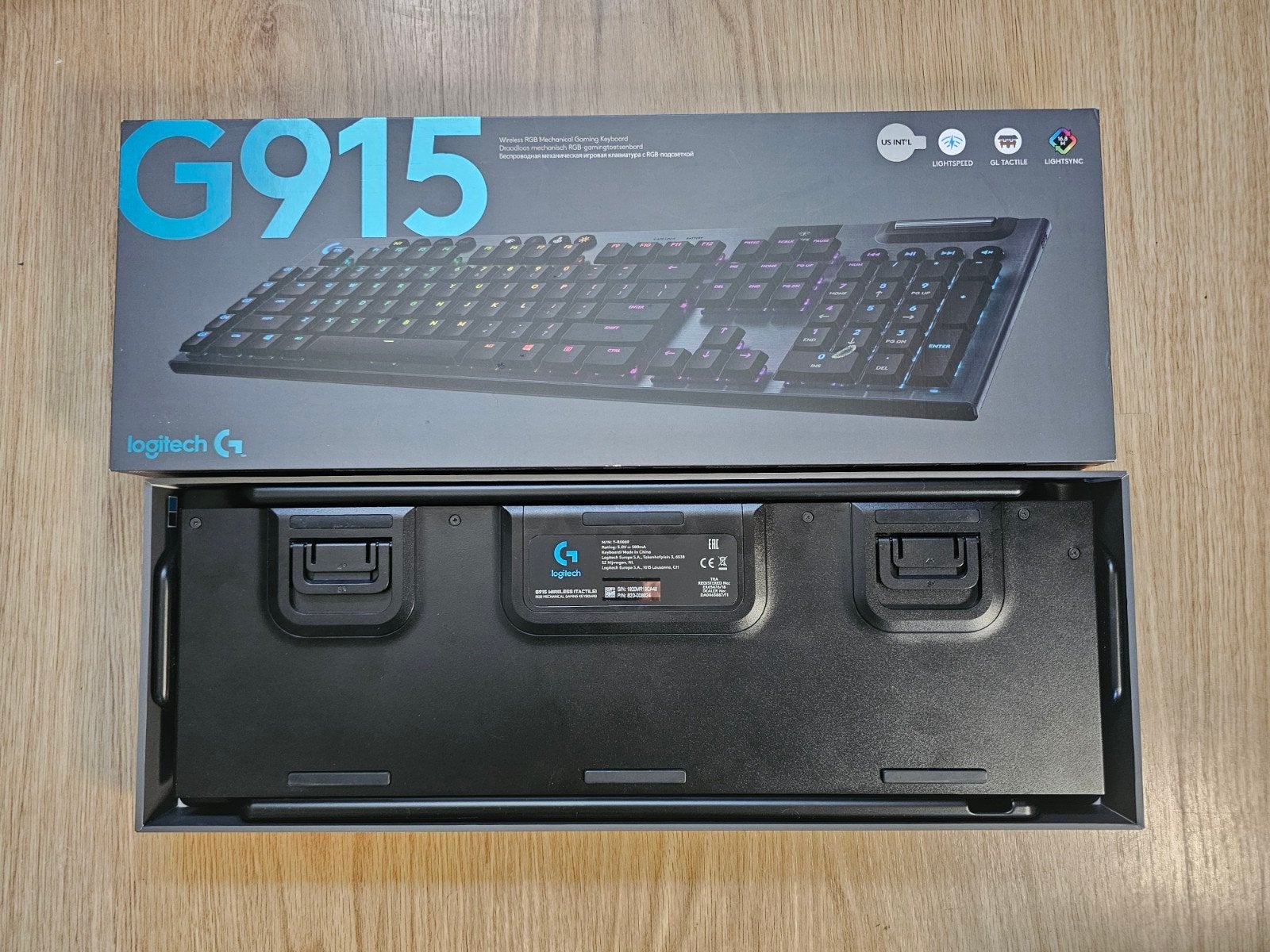 Logitech G915 Draadloos Gaming Toetsenbord, Computers en Software, Gebruikt, Logitech, Ophalen of Verzenden, Draadloos