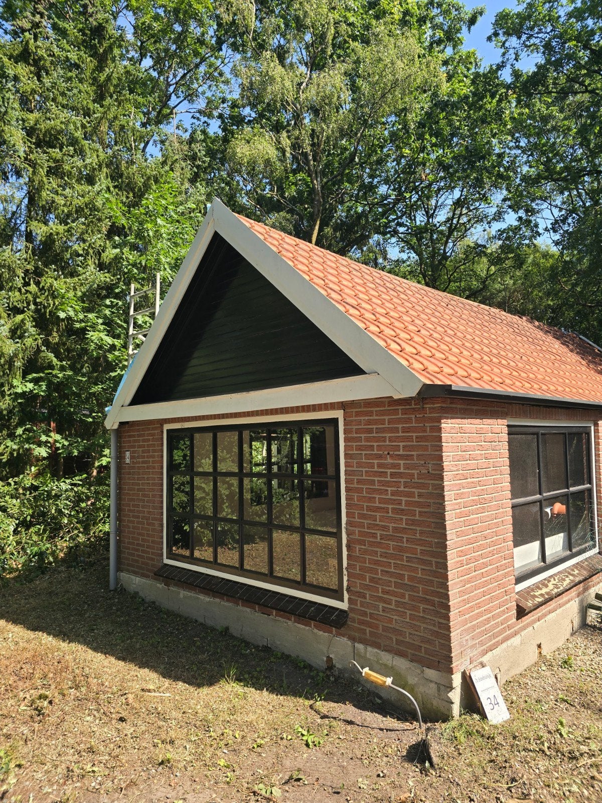 Vrijstaande recreatiewoning 461m2 eigen grond op de Veluwe., Huizen en Kamers, Recreatiewoningen te koop, Gelderland, 2 slaapkamers