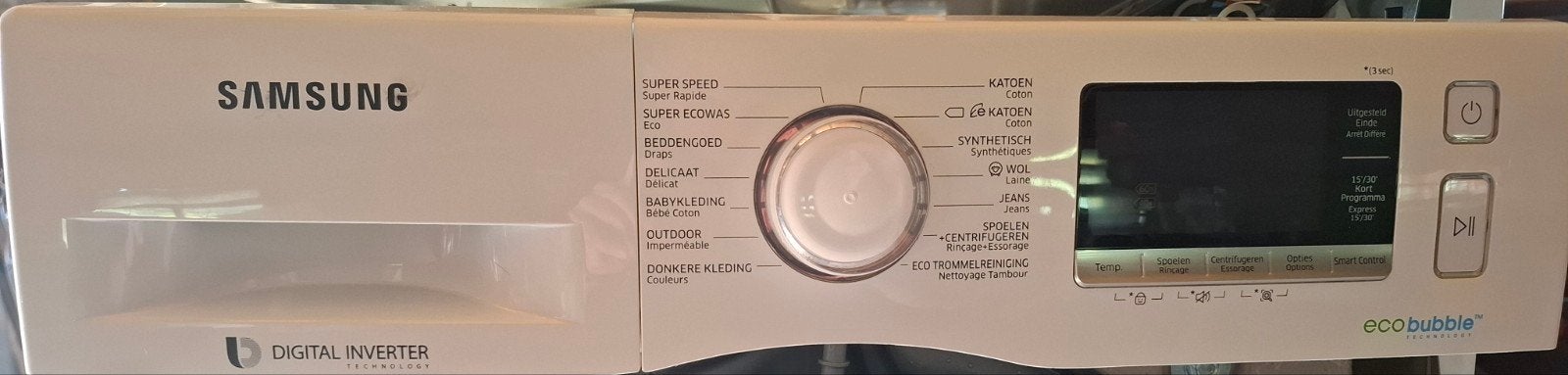 Samsung wasmachine Ecobubble ( onderdelen ), 8 tot 10 kg, Ophalen of Verzenden, 1200 tot 1600 toeren, 85 tot 90 cm