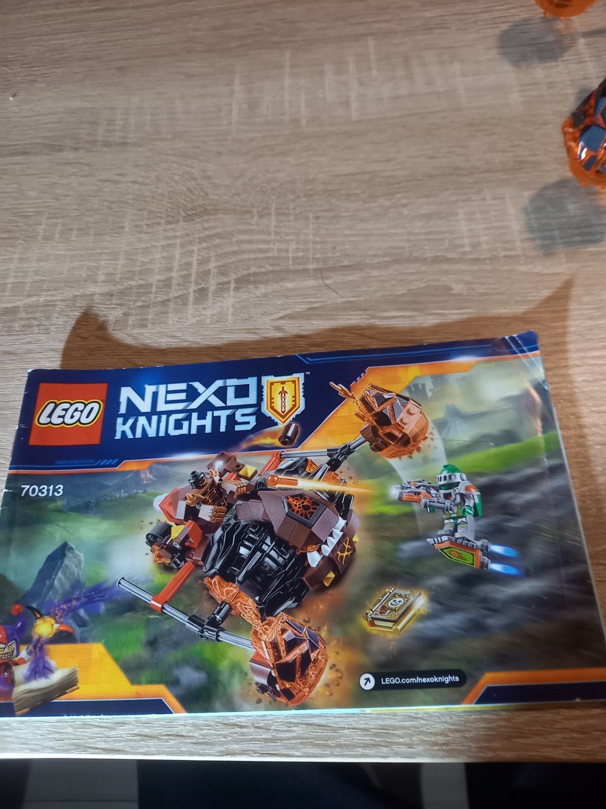 lego nexo knights 70313 moltor lava smasher, Lego, Ophalen of Verzenden, Zo goed als nieuw, Compleet