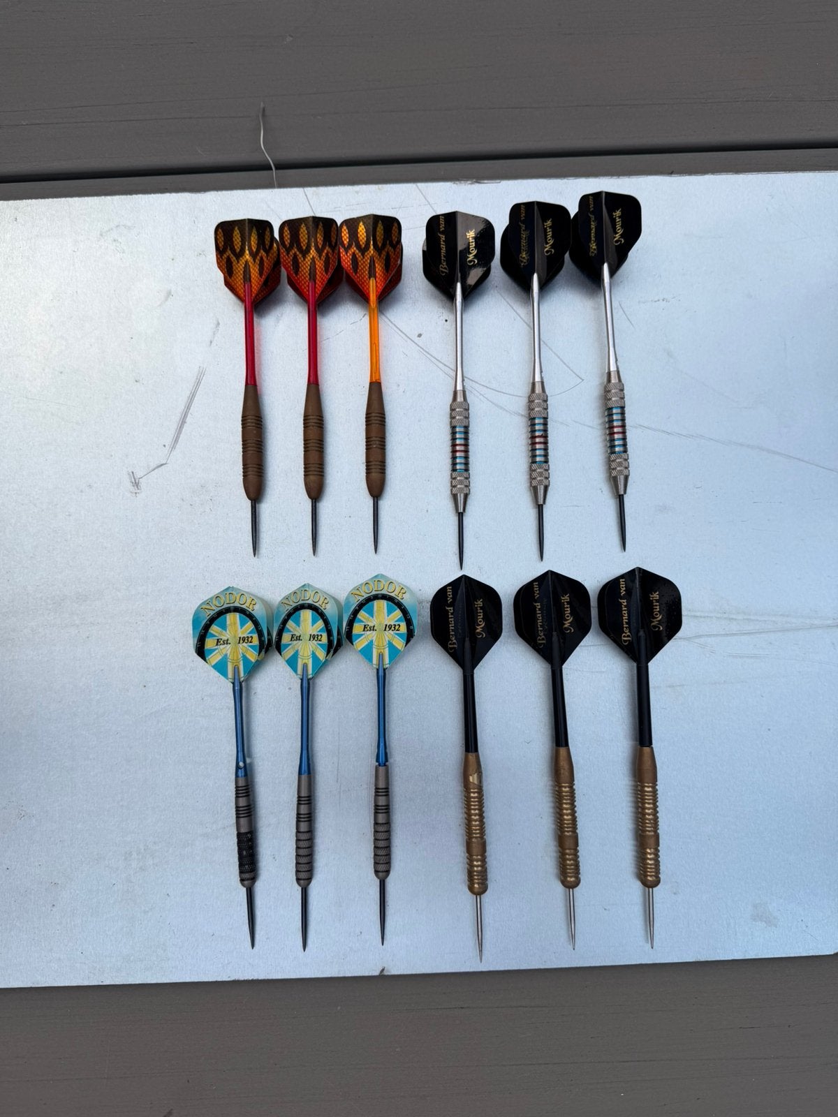 Dartpijlen 12 stuks voor €20, Ophalen, Zo goed als nieuw, Pijlen