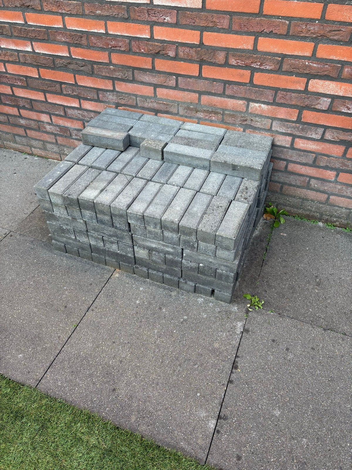 Oprit klinkers, ca. 3,5 m2 ongebruikt gratis afhalen, Ophalen, Klinkers, Nieuw, Minder dan 5 m²