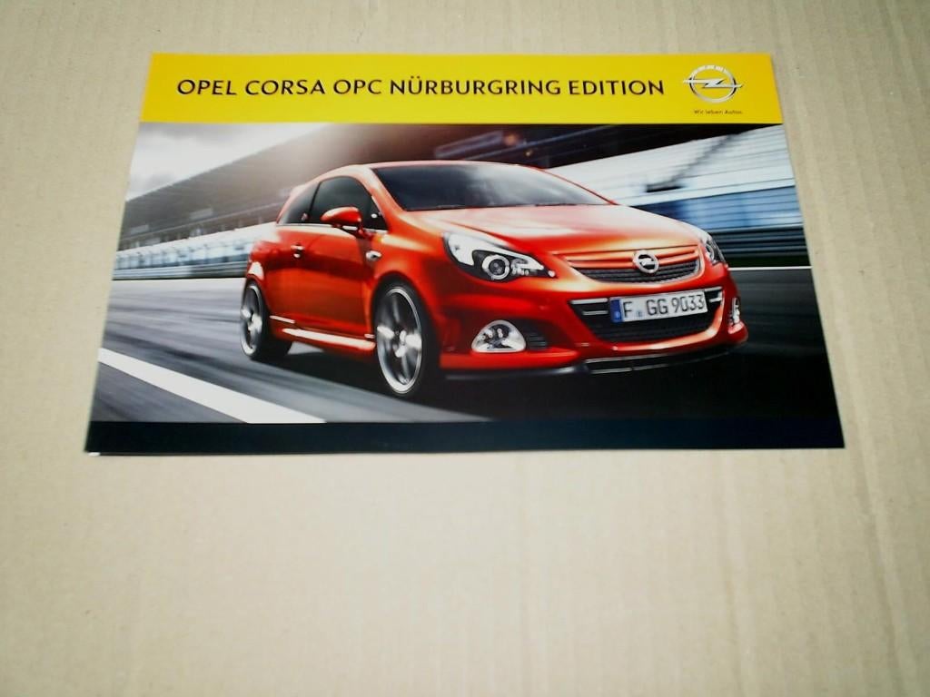 Opel Corsa OPC Nurburgring Edition 2011 6 pag., Verzenden, Zo goed als nieuw, Opel