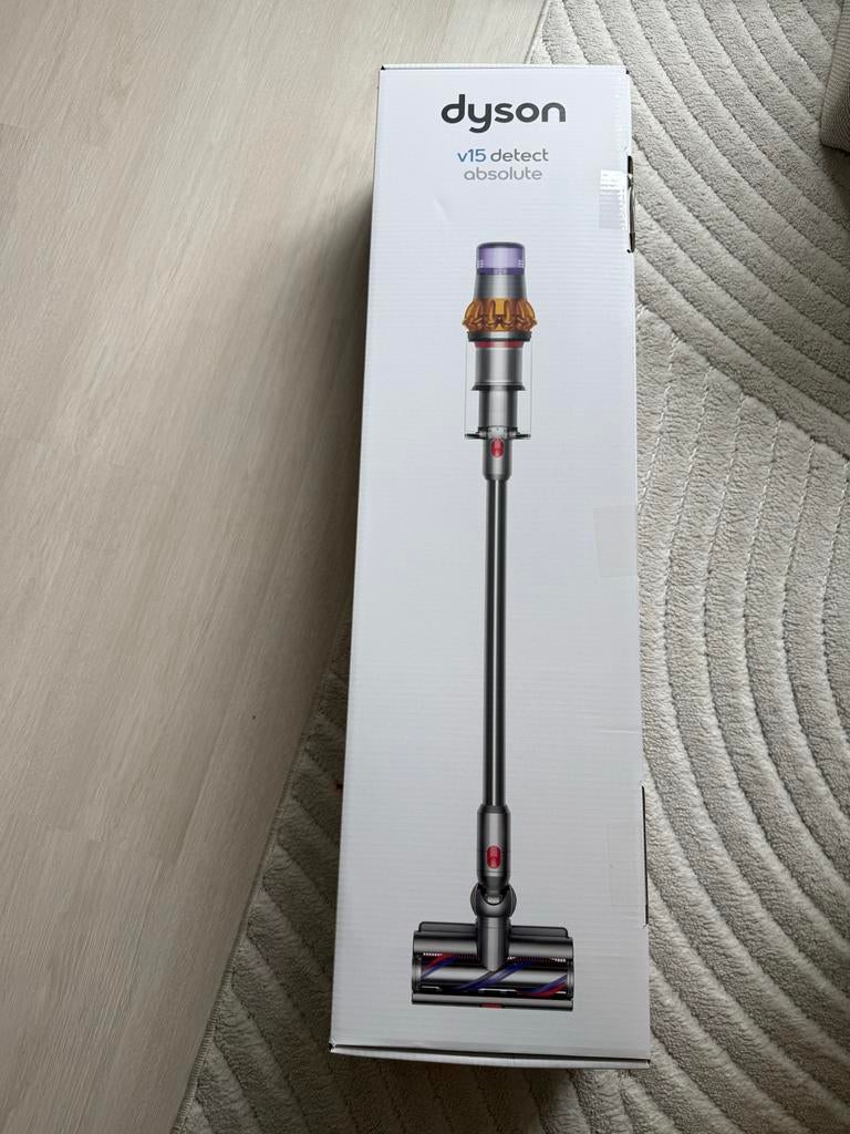 Dyson V15 Detect Absolute Nieuw, Witgoed en Apparatuur, Stofzuigers, Ophalen, Nieuw, Reservoir, Minder dan 1200 watt