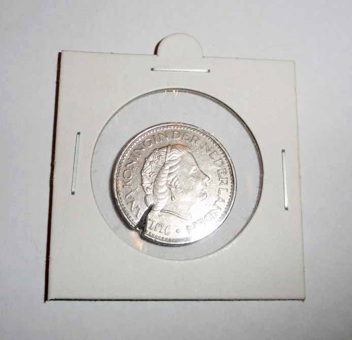 Munt misslag gulden 1979 scheur, Postzegels en Munten, Munten | Nederland, Verzenden, Koningin Juliana, 1 gulden, Losse munt