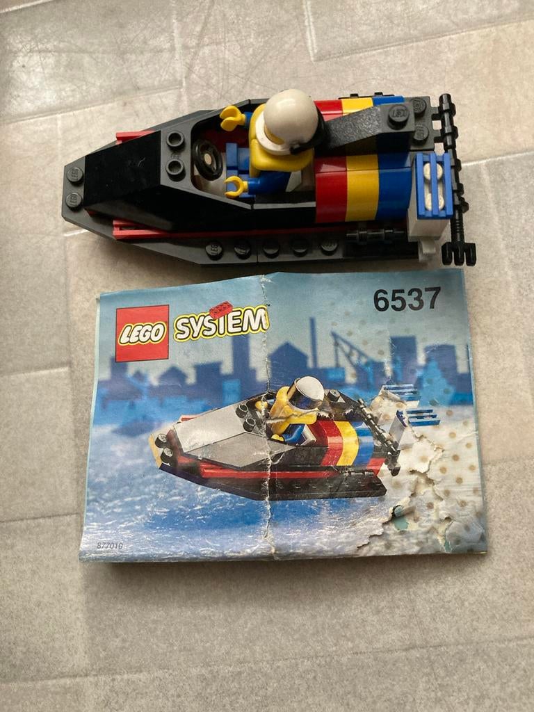Lego System 6537 Hydro Racer met instructieboekje, Ophalen of Verzenden, Zo goed als nieuw, Complete set, Lego