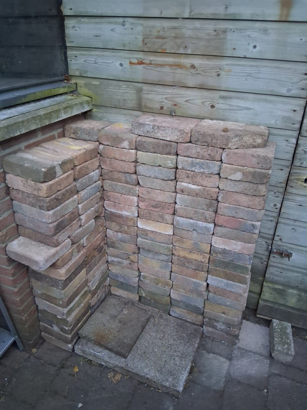 Gratis stenen tegels tuin, Tuin en Terras, Tegels en Klinkers, Ophalen, Gebruikt, Natuursteen, Terrastegels