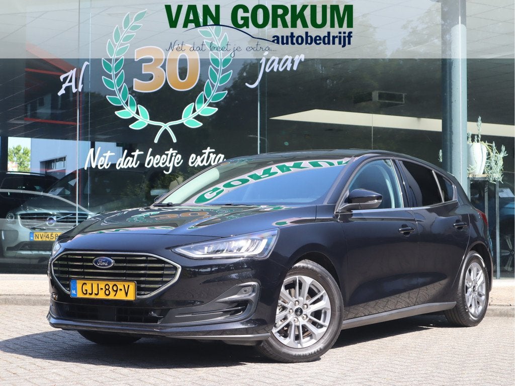 Ford Focus 1.0 EcoBoost Hybrid Titanium Carplay / Elekramen, Auto's, Automatische klimaatregeling, Stof, Gebruikt, Euro 6