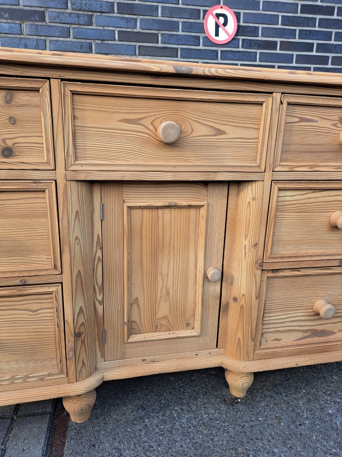 Oud grenen gezandstraalde ladekast commode, Ophalen, RoDeKo Volendam, R.kooij65@gmail.com, 5 laden of meer