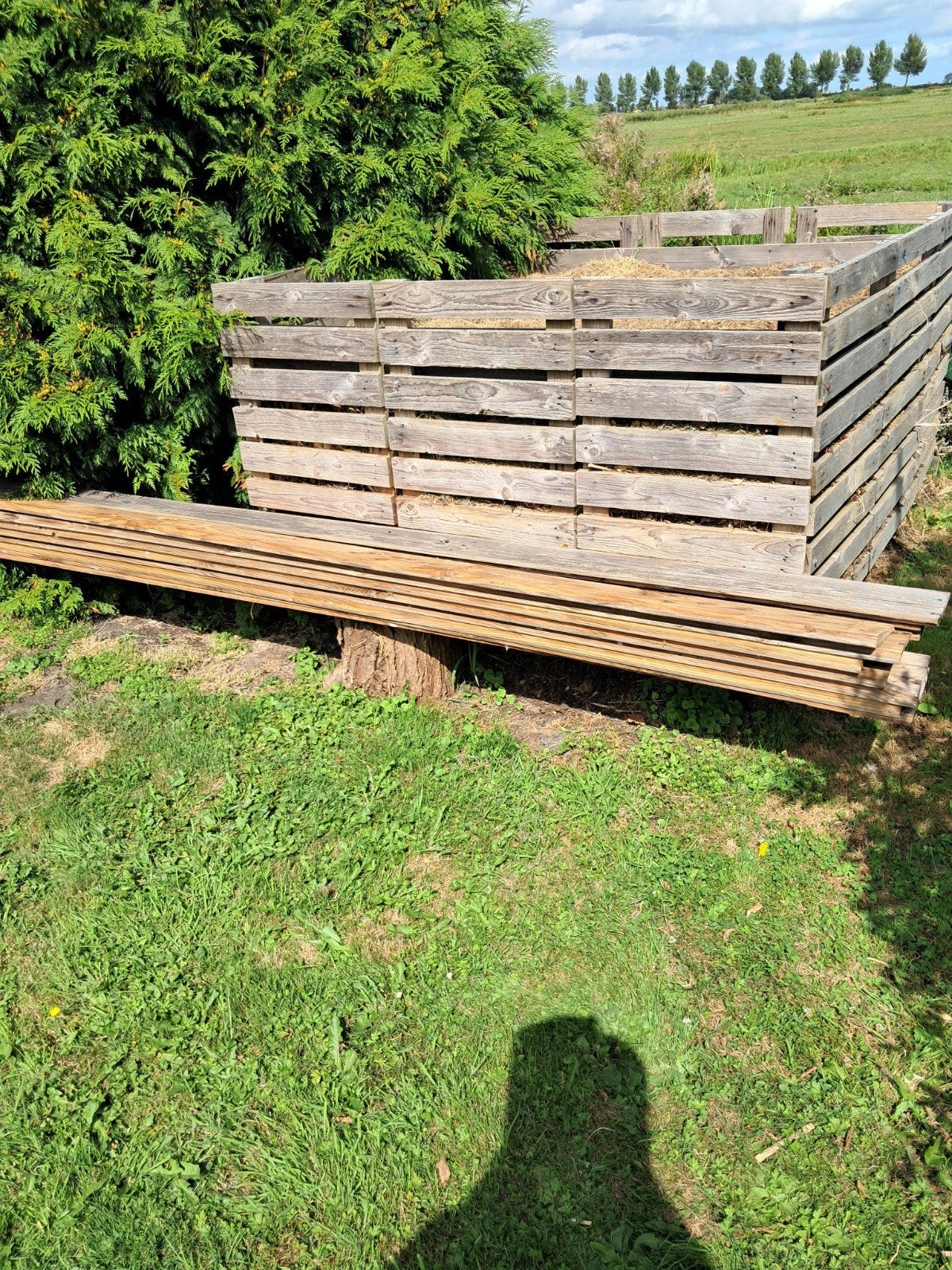 rabatdelen, Ophalen of Verzenden, Gebruikt, 250 cm of meer, Planken