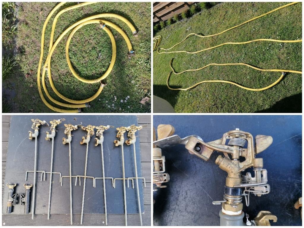 Beregeningset 7x AVR Tuinsproeiers + Slangen, Ophalen, Zo goed als nieuw