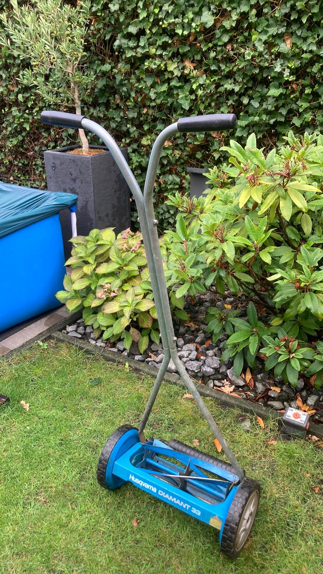 Husqvarna grasmaaier, nieuw geslepen met garantie., Tuin en Terras, Grasmaaiers, Gebruikt, Handgrasmaaier, Ophalen of Verzenden