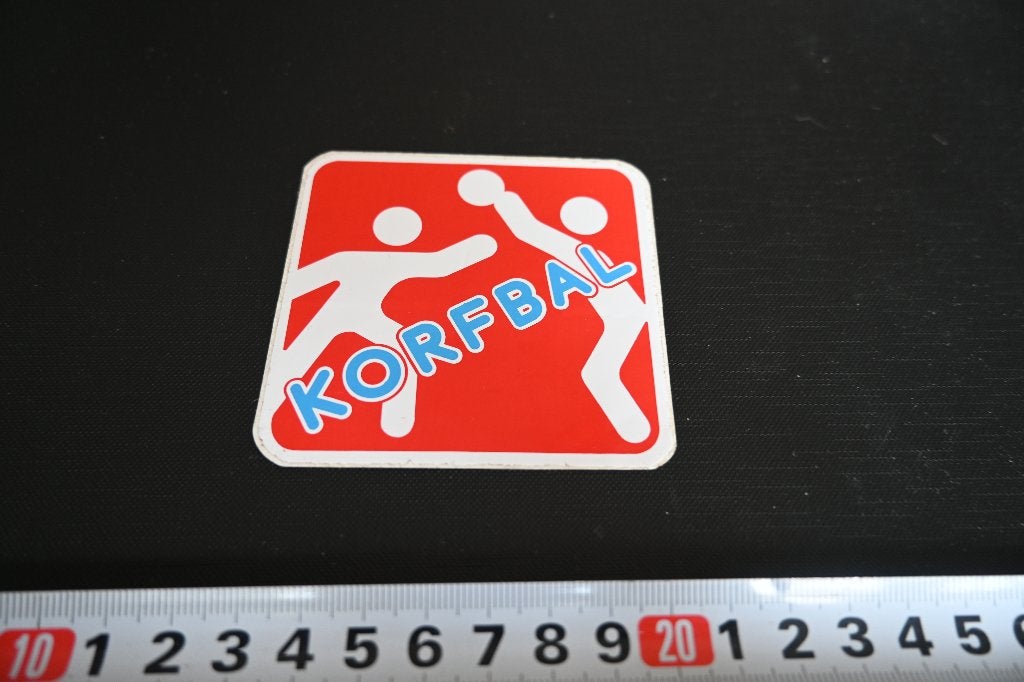 sticker Korfbal, Ophalen of Verzenden, Zo goed als nieuw