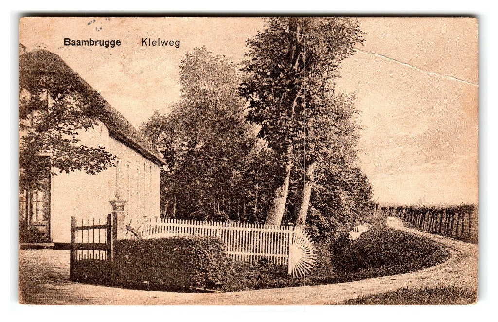 Baambrugge, Kleiweg. Lees beschrijving, Verzamelen, Verzenden, 1920 tot 1940, Gelopen, Utrecht