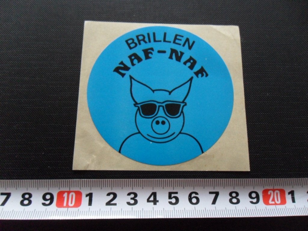 sticker Brillen  NAF - NAF, Verzamelen, Ophalen of Verzenden, Zo goed als nieuw