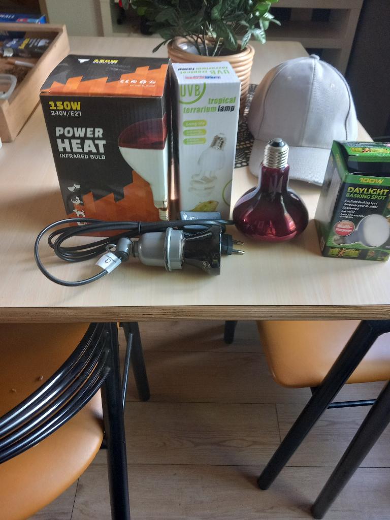 Warmte lampen, Ophalen of Verzenden, Zo goed als nieuw