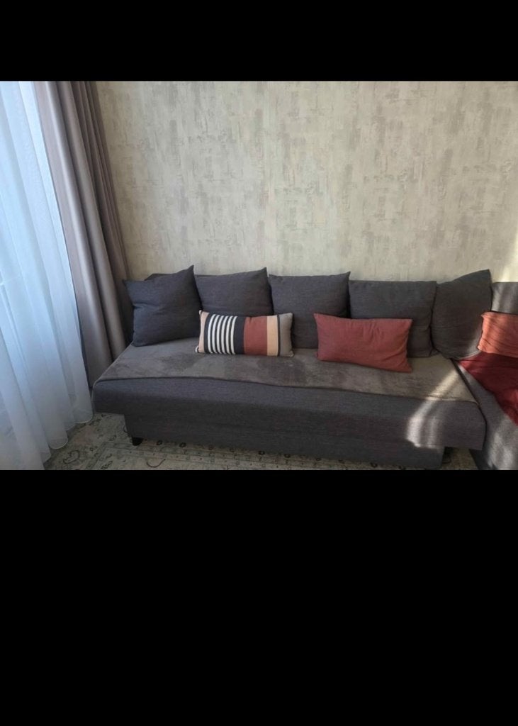 IKEA ÄLVDALEN 3-zitsslaapbank donkergrijs., Ophalen, Nieuw, Tweepersoons