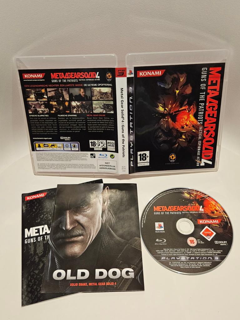 Metal Gear Solid 4 PS3, Spelcomputers en Games, Games | Sony PlayStation 3, Avontuur en Actie, Vanaf 18 jaar, 1 speler, Ophalen of Verzenden