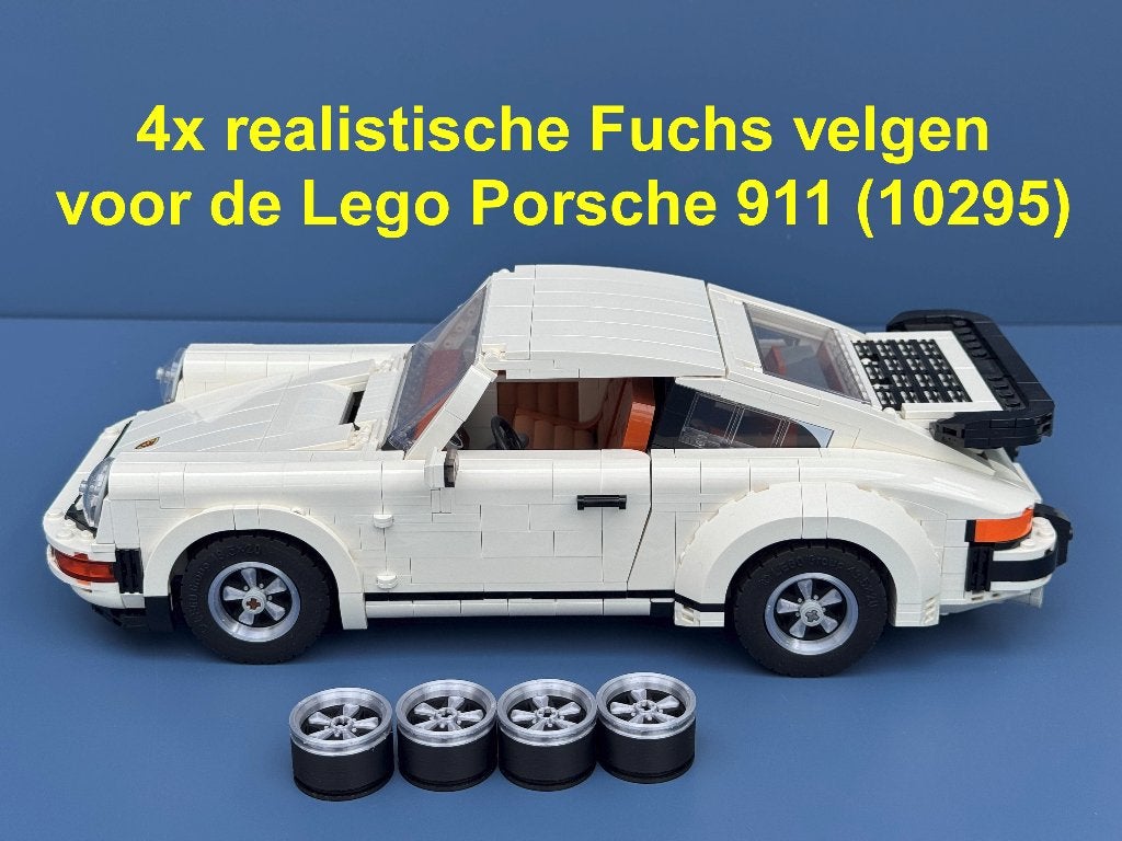Realistische Fuchs velgen in zilver voor de Porsche 911, Ophalen of Verzenden, Nieuw