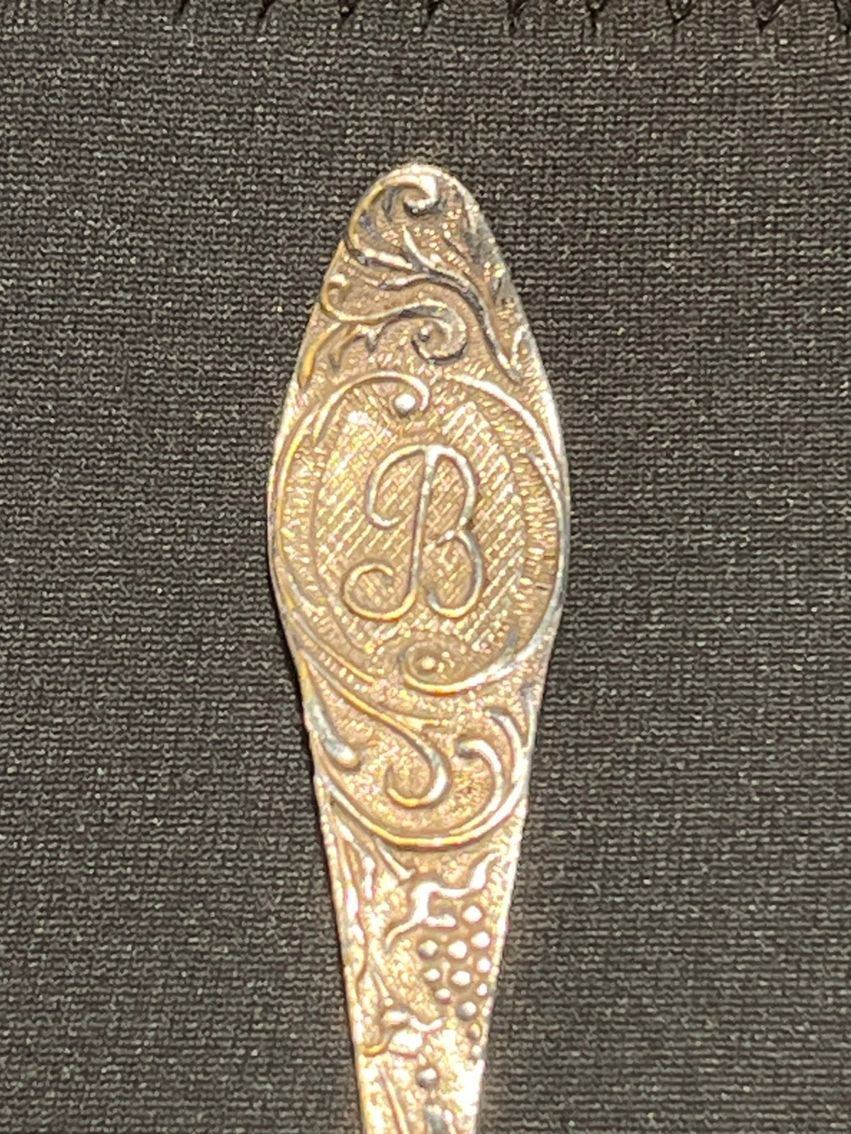 Vintage lepeltje B., Antiek en Kunst, Ophalen of Verzenden