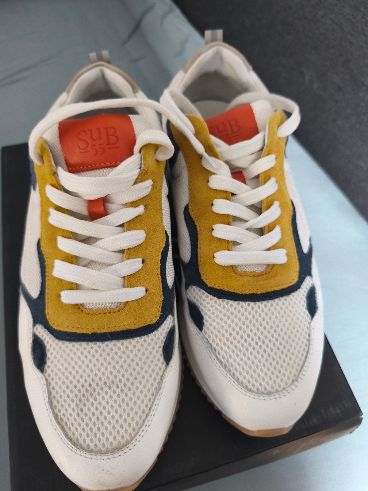sub 55 sneakers maat 46, Wit, Ophalen of Verzenden, Sneakers of Gympen, Gedragen
