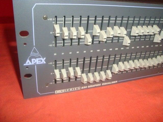 Gebruikt: Apex GX230 230 bands equalizer, 20250375, MTE, Gebruikt, Overige instrumenten, Ophalen of Verzenden