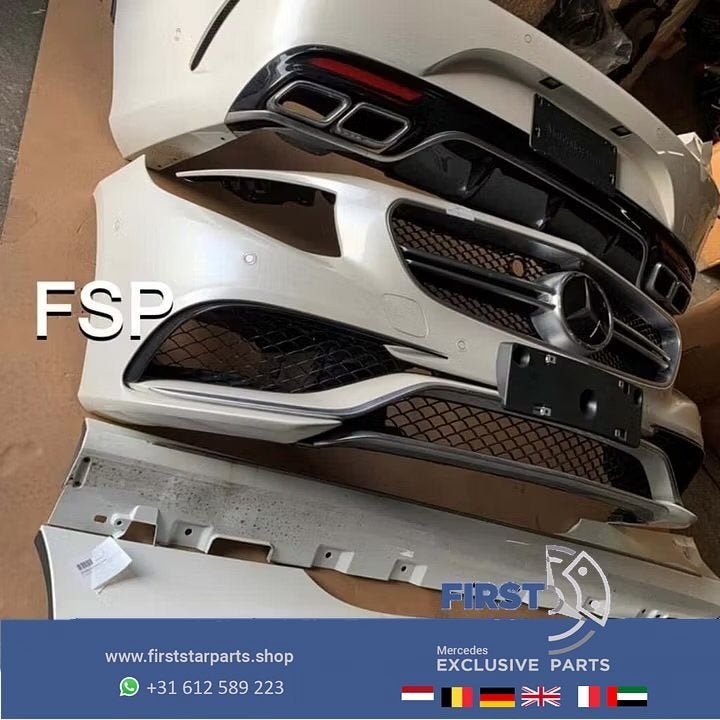 W217 63 AMG Pakket Mercedes S Klasse coupé S63 zwart wit gri, Auto-onderdelen, Gebruikt, -, Ophalen of Verzenden, Bumper