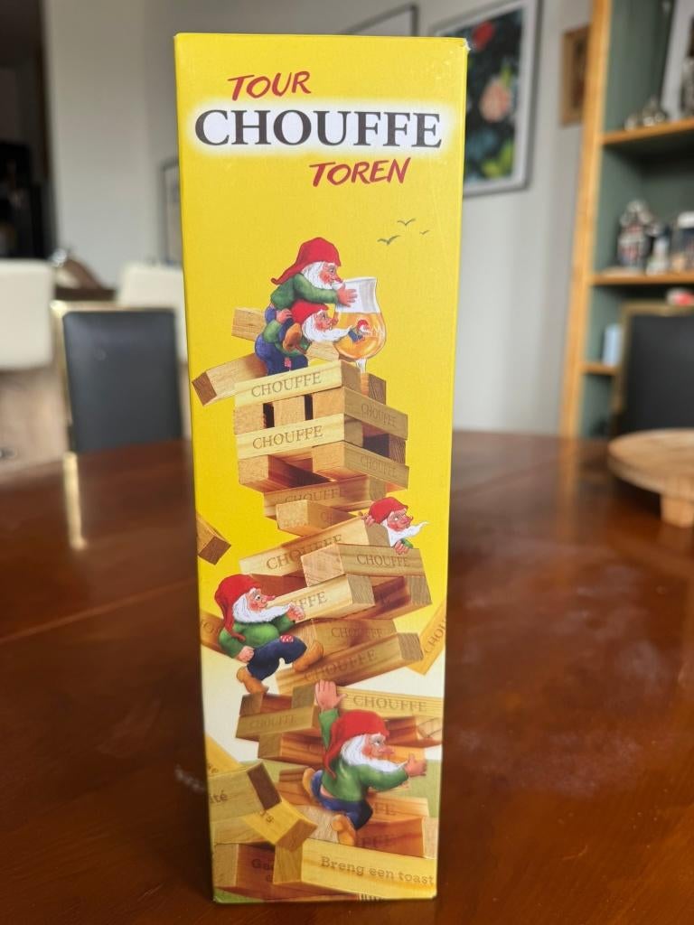 Jenga Chouffe Toren, Hobby en Vrije tijd, Gezelschapsspellen | Bordspellen, Ophalen of Verzenden